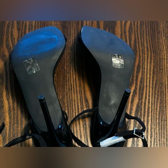 ASOS Black High heel shoes New open shoes 10 - Picture 5 of 16